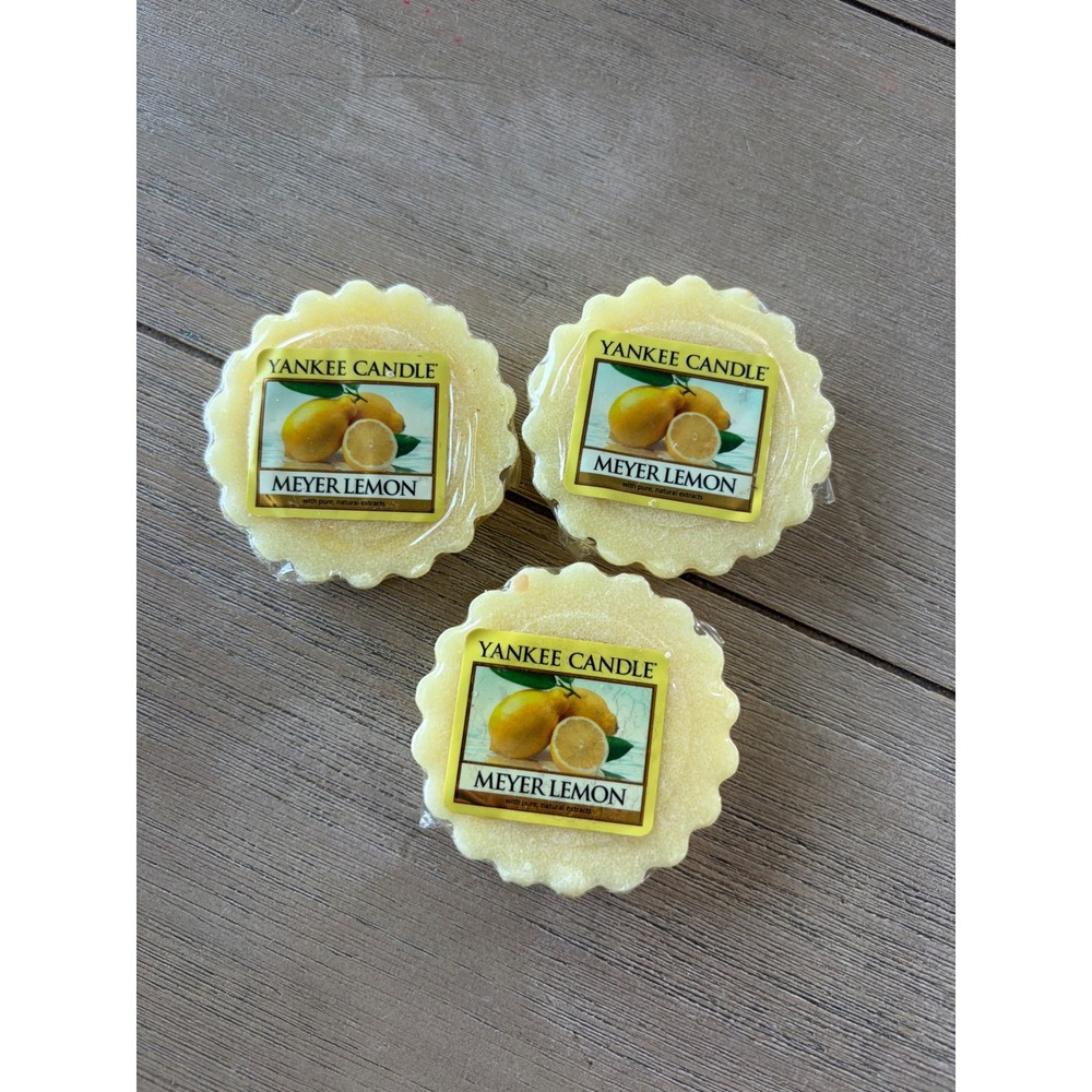 Retired Yankee Candle wax melts Meyer Lemon Sun & sand set 5